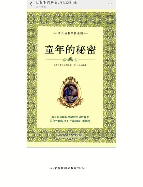 蒙台梭利早教全书txt