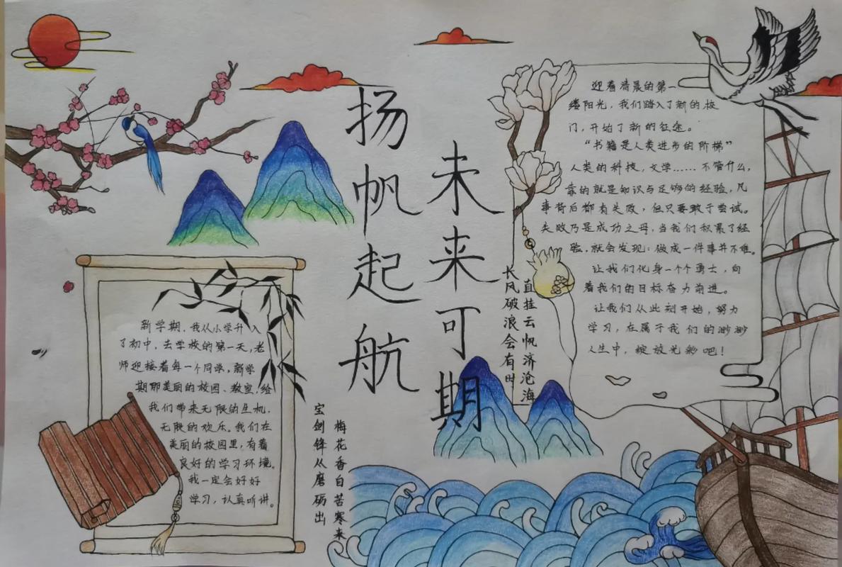 初中生手抄报图片简单又漂亮