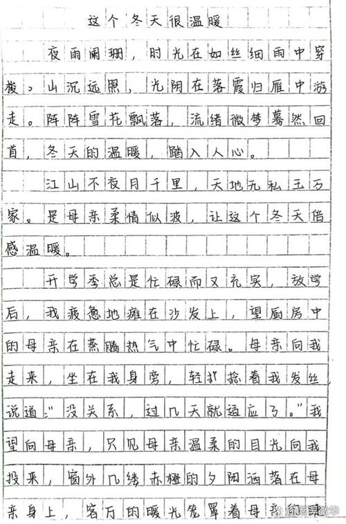 优秀作文600字初中记叙文