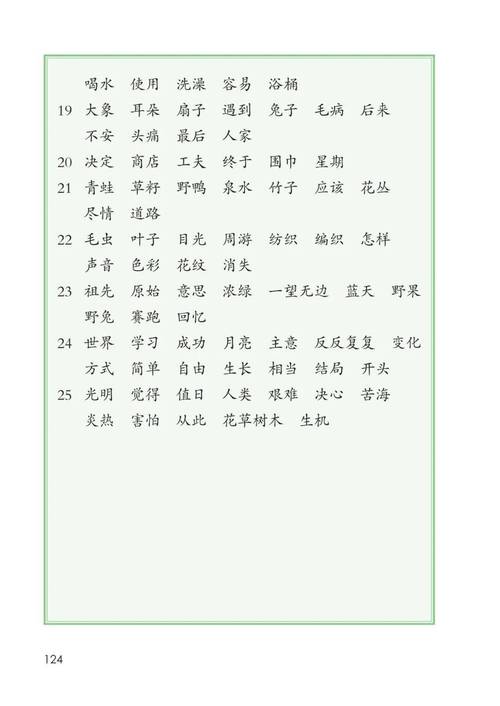 小学语文二年级下册电子课本