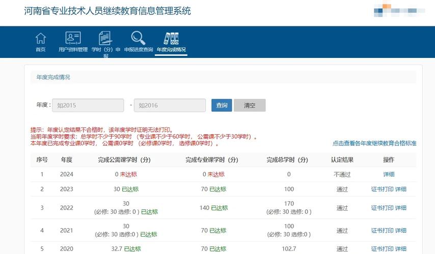 中小学教师继续教育管理系统