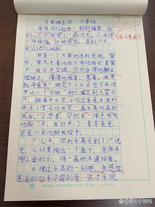 小学五年级语文第一单元作文
