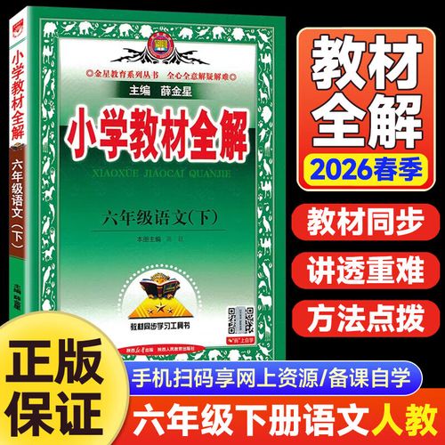 小学教材全解六年级语文下册