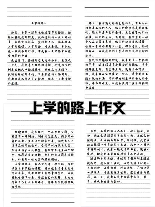 阳光路上作文600字初中
