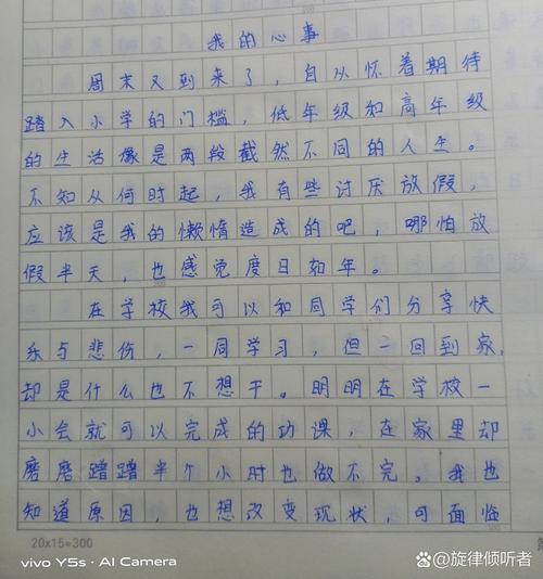 心事话题作文600字初中