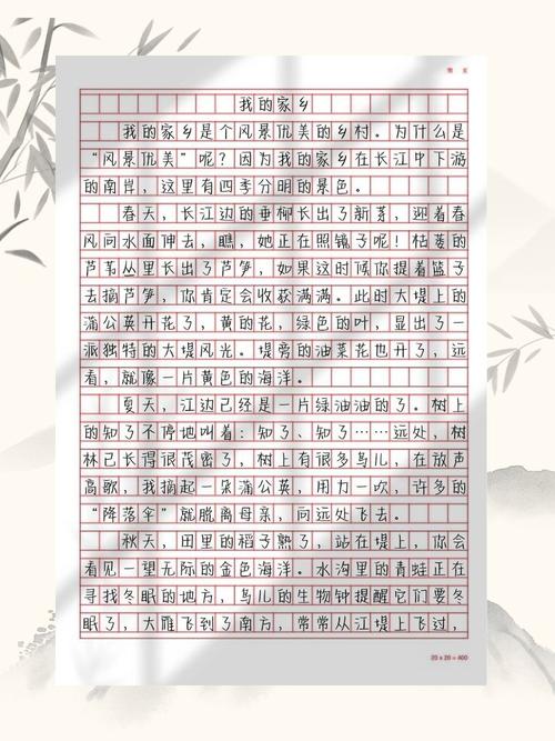 我的家乡贵港 初中作文