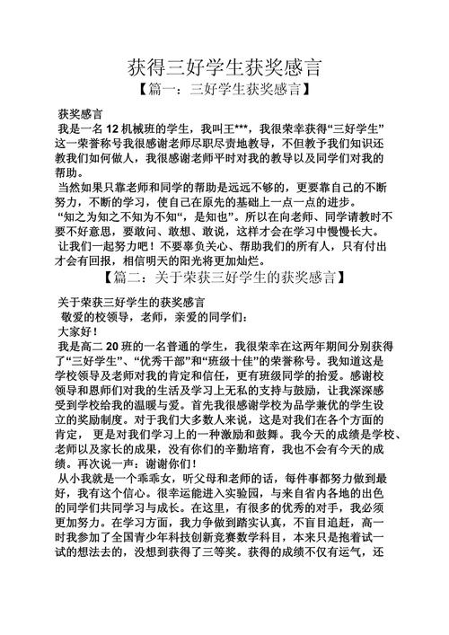 表彰大会感想初中300