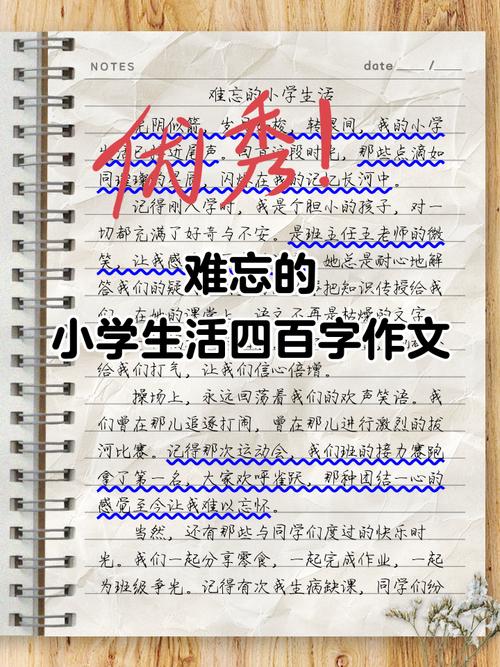 关于难忘的小学生活的作文