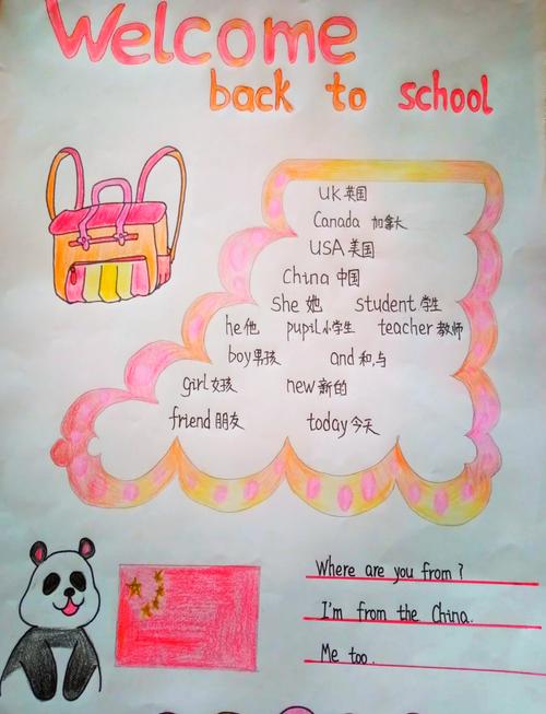 小学生英语手抄报图片大全