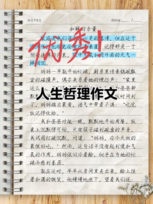 记事类哲理作文初中作文