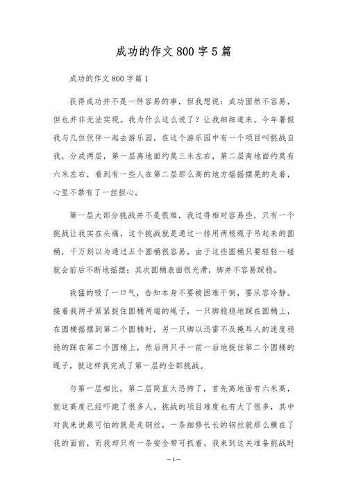 成功在细微之处作文初中