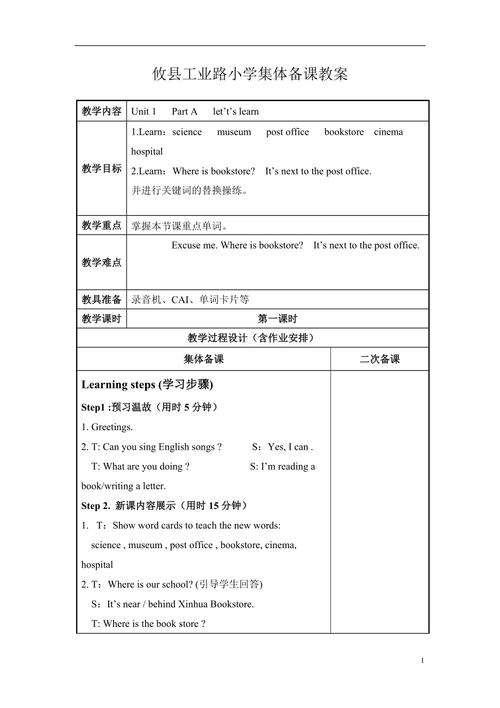 小学英语集体备课活动记录