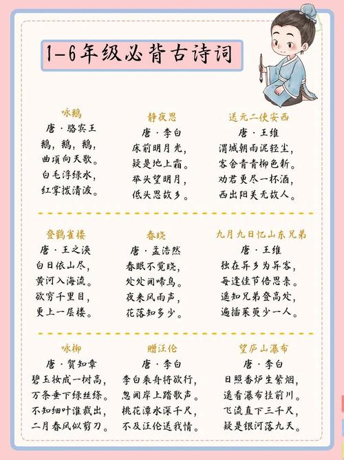 小学生必背古诗词120首