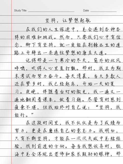 我能行700字作文初中