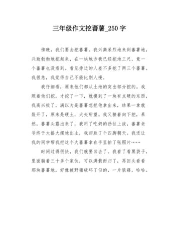 挖土豆作文700字初中