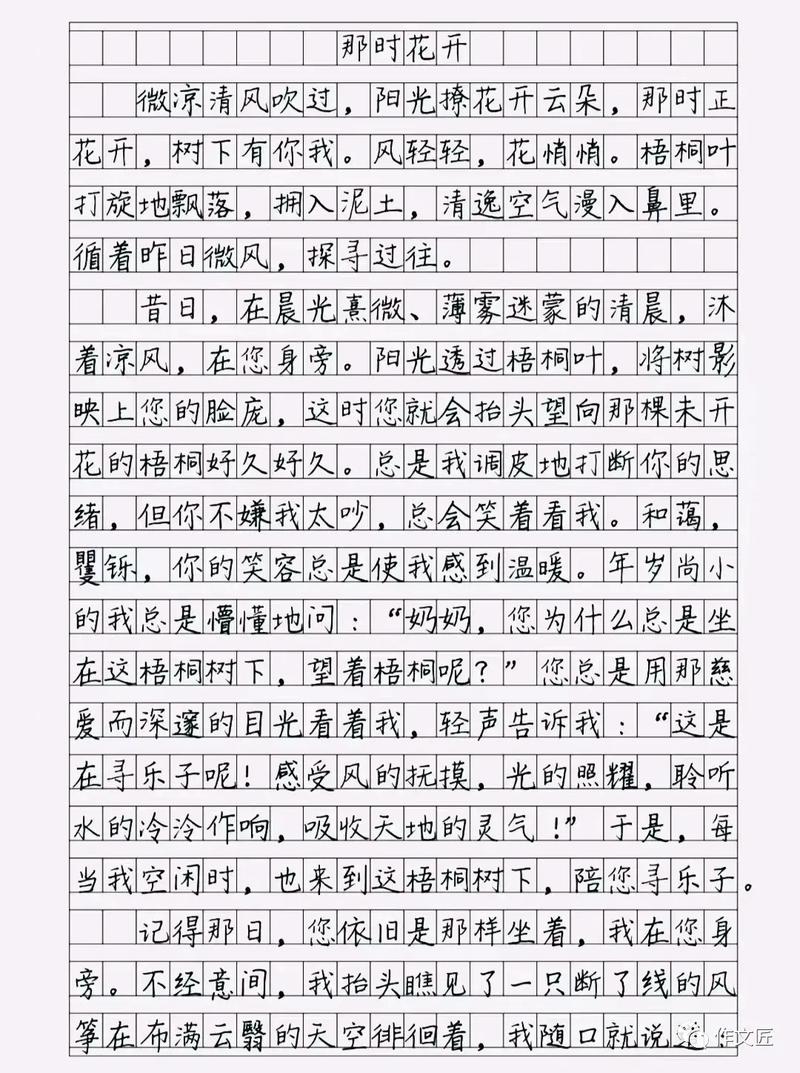 那年花开月正圆作文初中