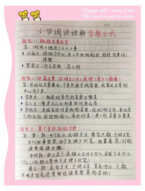 小学语文阅读理解解题技巧