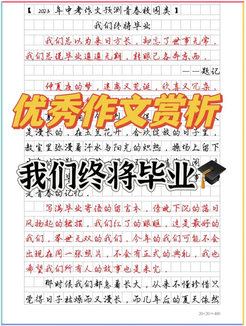 初中毕业分别的时候作文