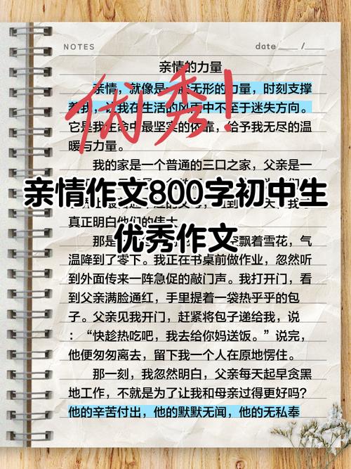 关于描写亲情的初中作文