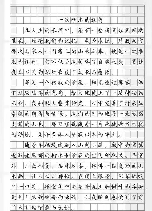 于旅行800字初中水平