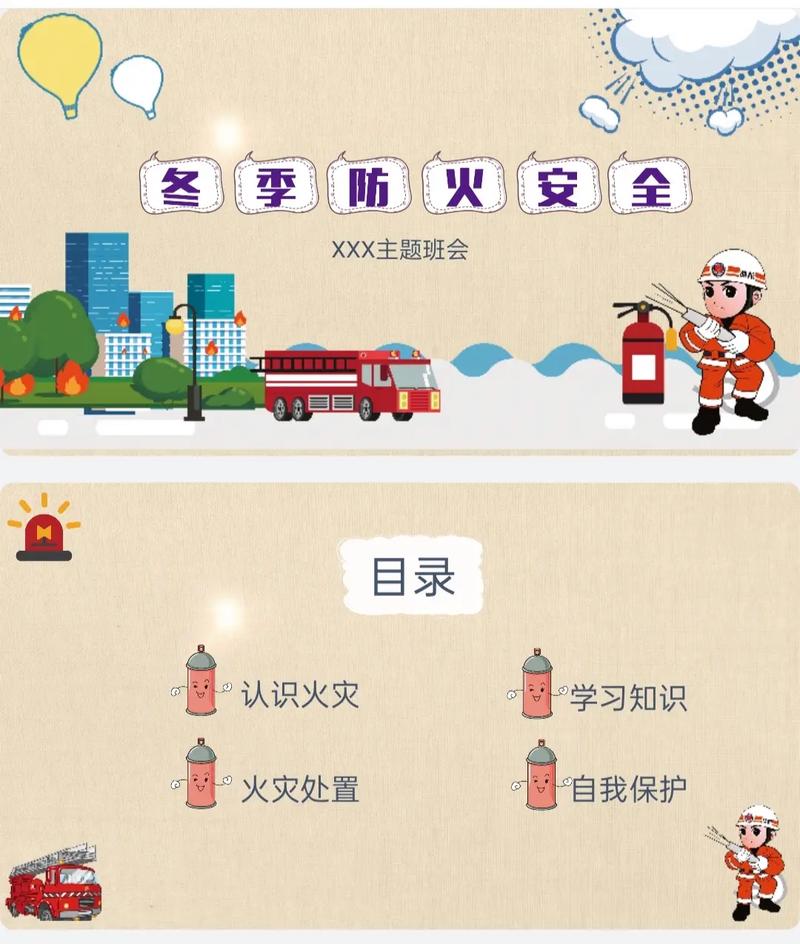 小学生消防安全ppt课件