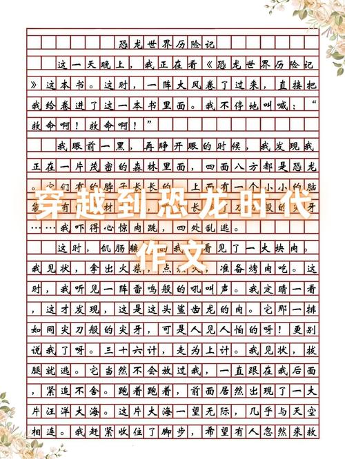 初中恐龙史600字作文