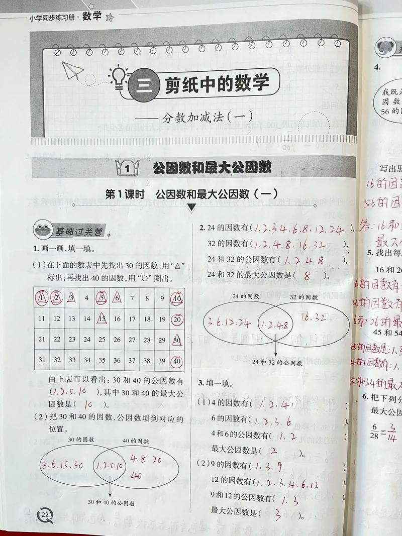 小学五年级下册数学伴你学