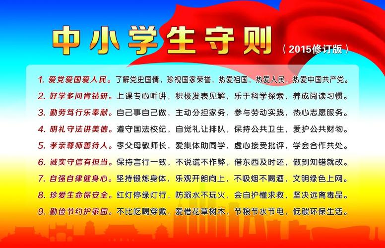 2025新版小学生守则