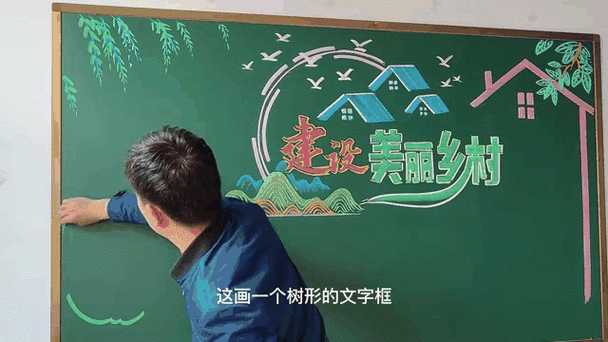 初中关于家乡的板报设计