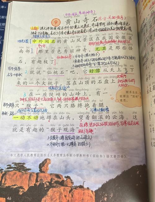 小学二年级课文黄山奇石