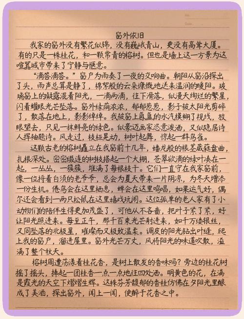 作文什么依然六百字初中