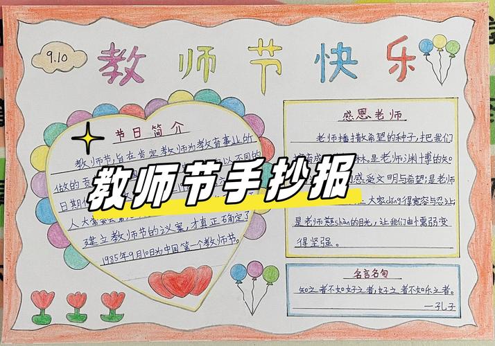 小学生教师节手抄报内容