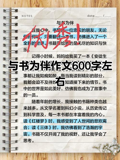 书的陪伴作文初中600