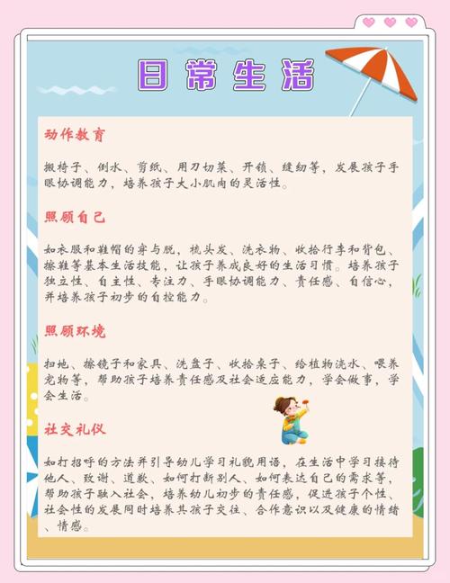 幼儿早教注重什么方面