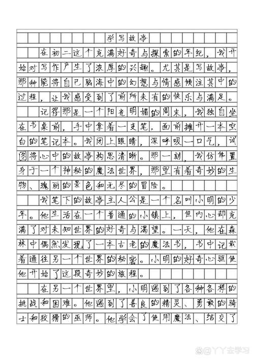 作文写故事600字初中