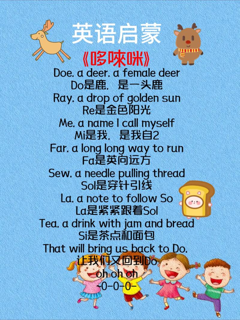 幼儿早教英文儿歌大全