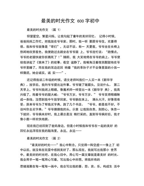 初中赞美的作文600字