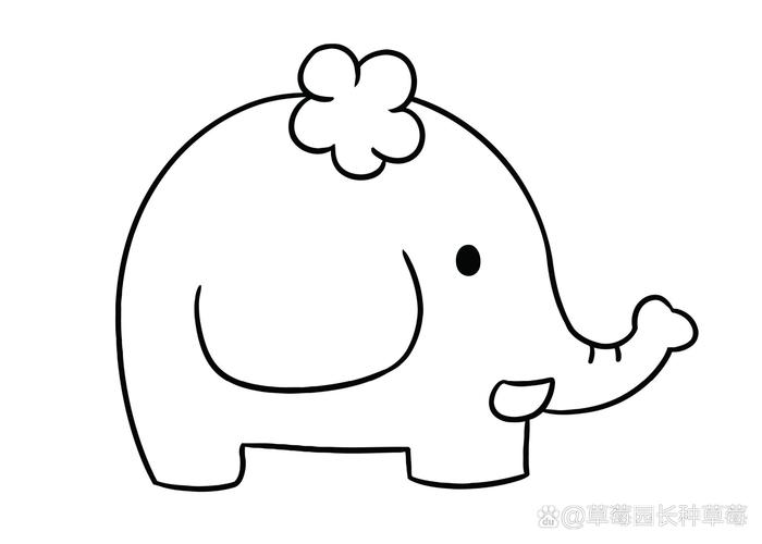 早教美术教案动物涂色