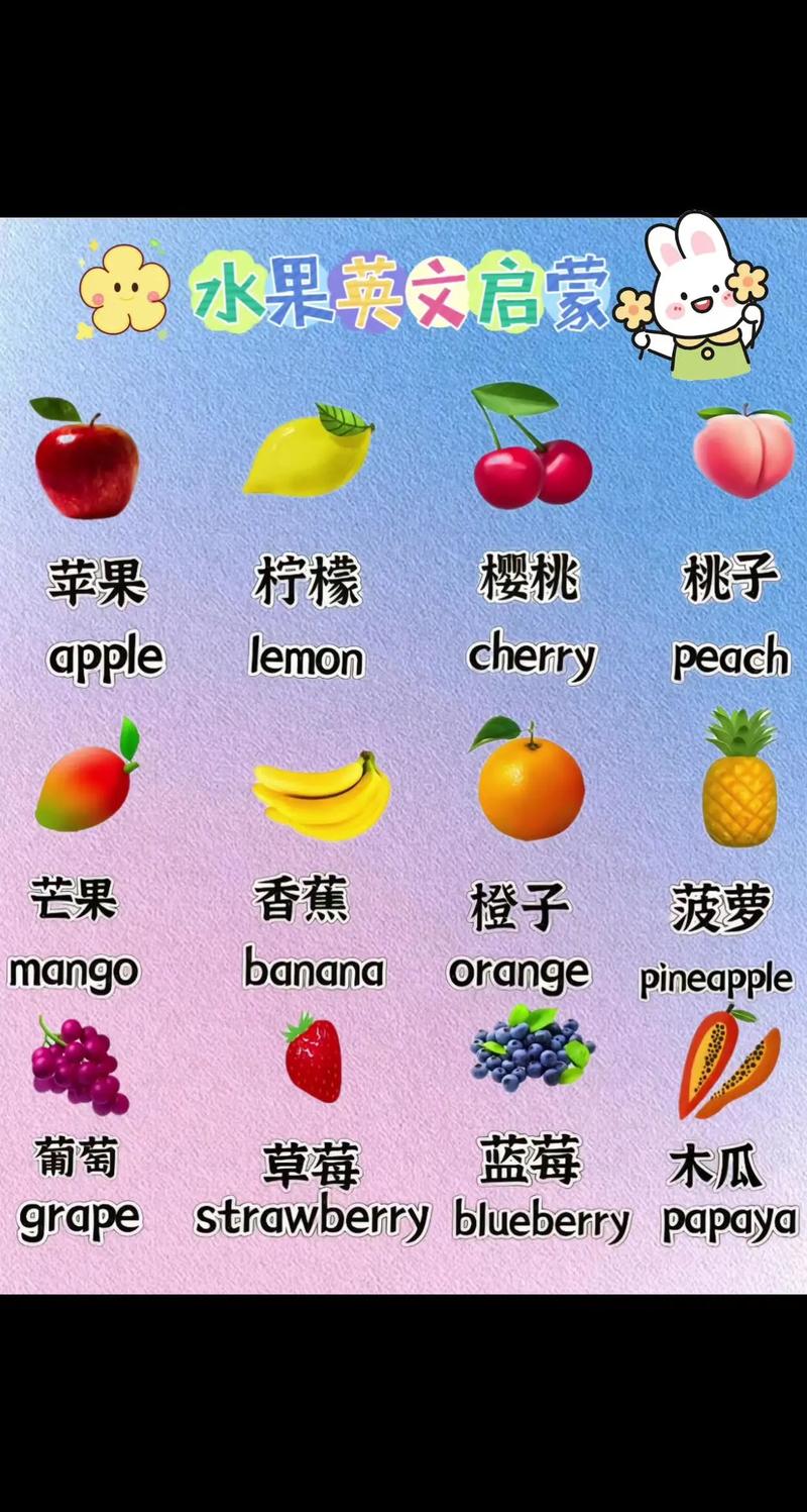 婴儿英语早教视频水果
