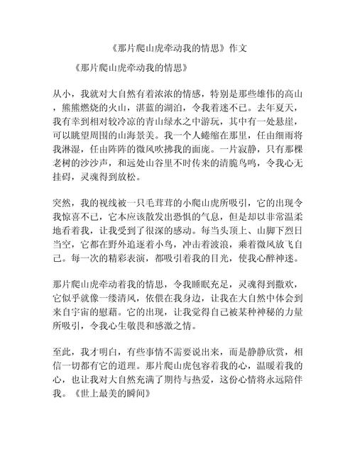 牵动我的情思600初中