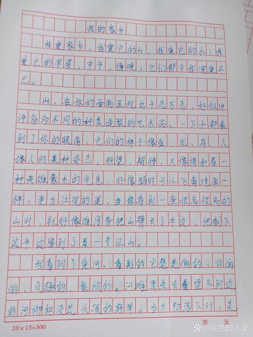 我的家乡 贞丰初中作文