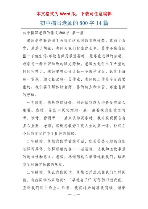 有关老师的抒情初中作文