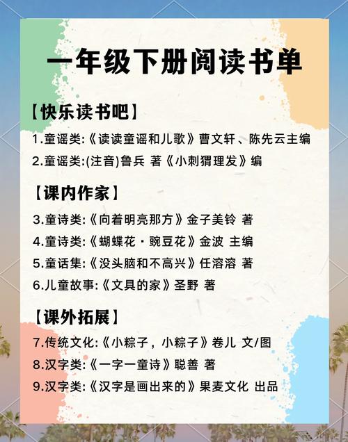 小学一年级推荐阅读书目