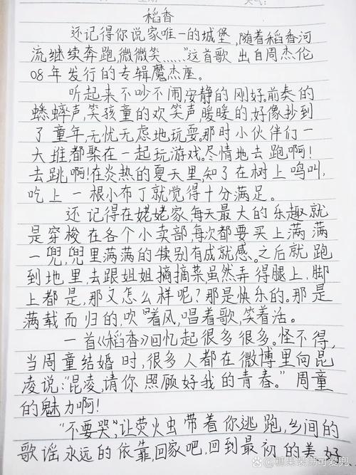 小练笔400字大全初中