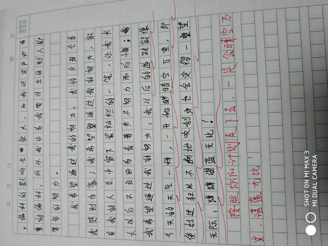 初中我来了作文350字