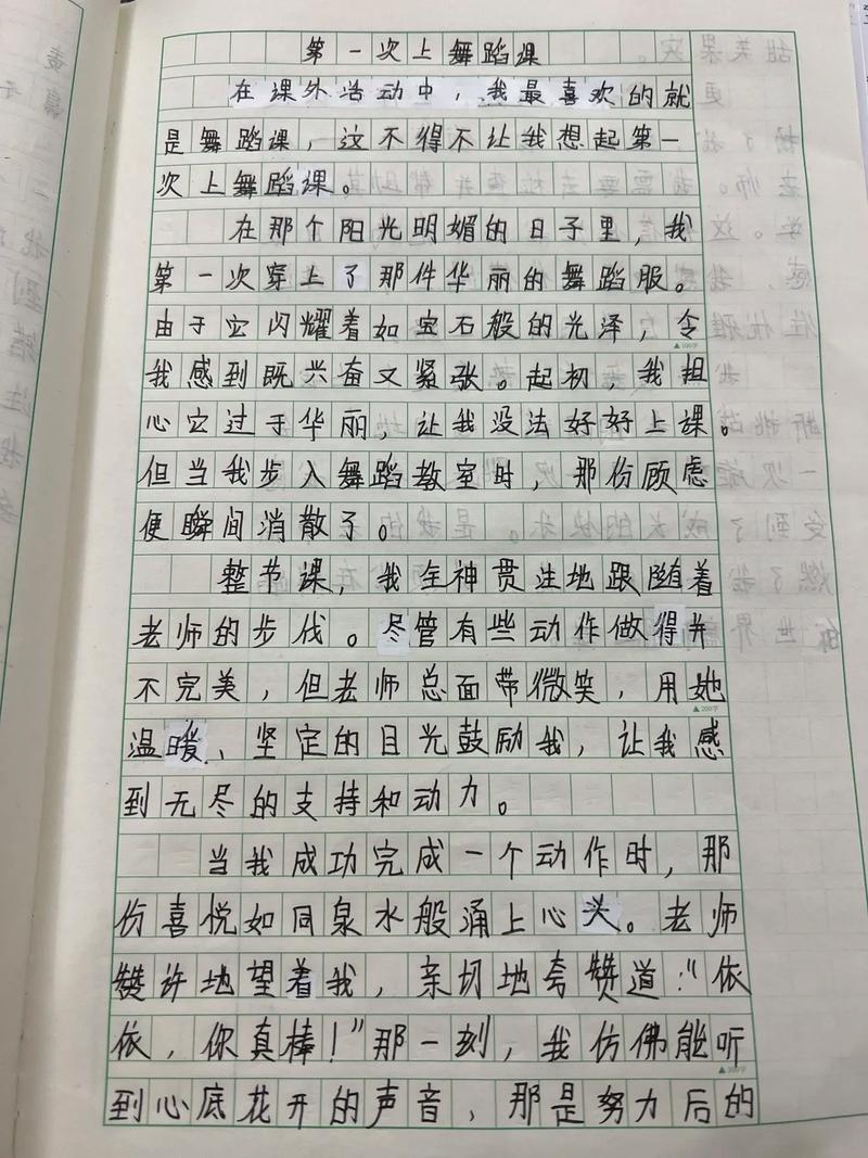 我的舞蹈世界 初中作文