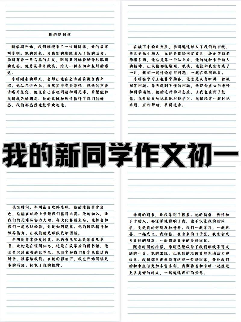 初中新伙伴作文600字