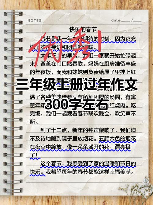 小学生作文春节300字