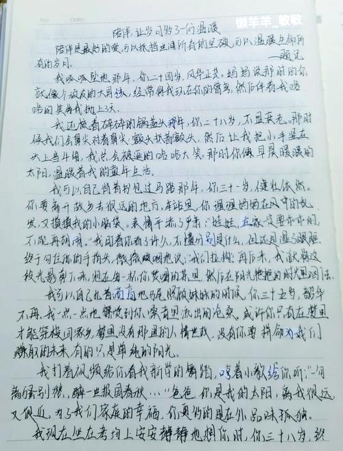 温暖相伴的作文初中作文