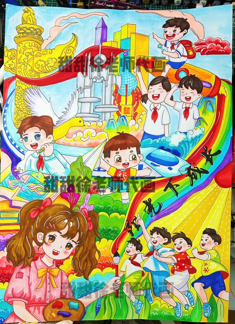 绘画助力我成长初中满分